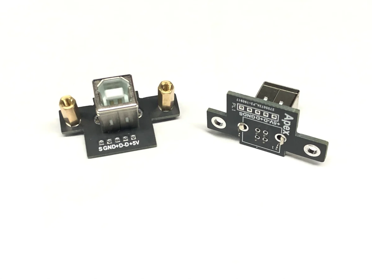 USB Type B female Vertical breakout board