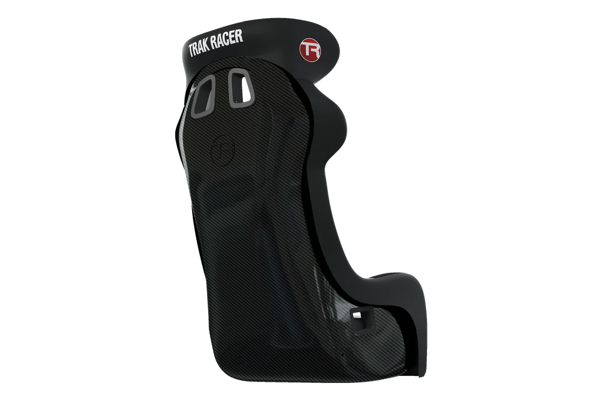 GT Style Fixed Fiberglass Sim Racing Seat - Carbon Fiber Finish