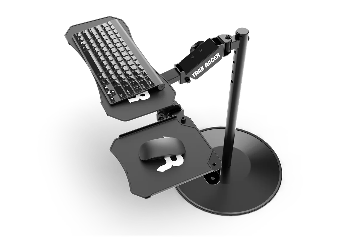 Adjustable Free-Standing Keyboard and Mouse Tray