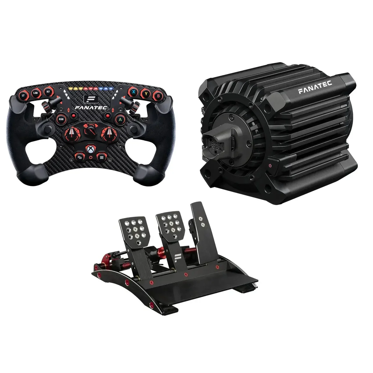 Fanatec ClubSport DD (12 Nm) + Formula V2.5 X Wheel + Pedals V3 Bundle (Xbox Series X|S, Xbox One, PC)